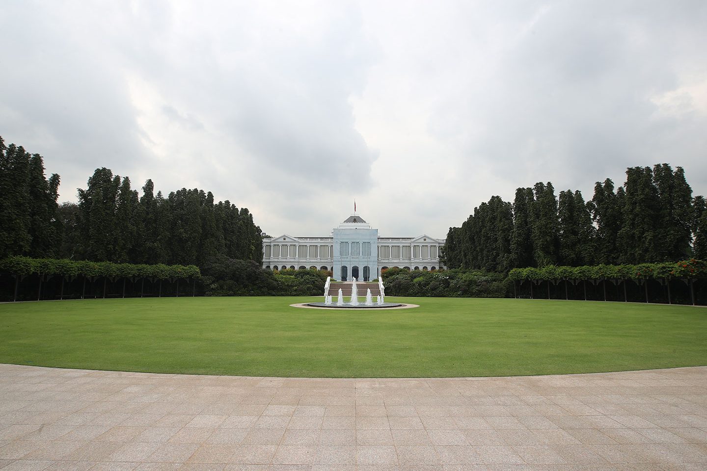 main building lawns