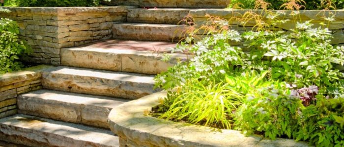 terraced garden